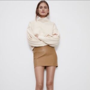 Faux leather Zara mini skirt | XS | NWOT